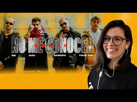 REACCIONANDO a NO ME CONOCEN (REMIX) - BANDIDO, DUKI, REI, TIAGO PZK