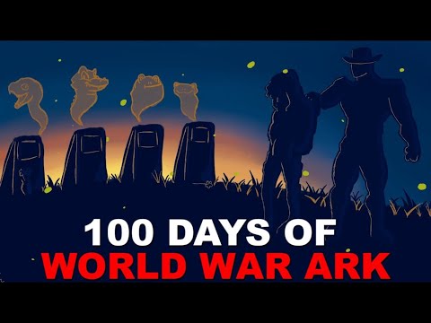 100 Days of WORLD WAR ARK on Crystal Isles! |Ark Movie|