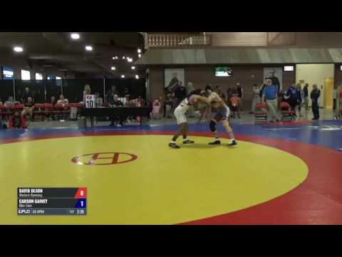50-58 RR Rnd 2 - David Olson (Western Wyoming) vs. Carson Gainey (Ohio Core)