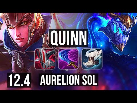 QUINN vs AURELION SOL (TOP) | Rank 2 Quinn, 4/1/7 | BR Challenger | 12.4