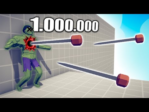 1.000.000 DAMAGE BLOWDART vs UNITS - TABS | Totally Accurate Battle Simulator 2026