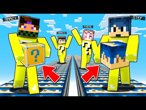 USO I CHEAT nella CORSA dei LUCKYBLOCK di STEF - Minecraft ITA @TheMarkk @tpoc