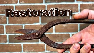 Old Bonsai Scissors Restoration
