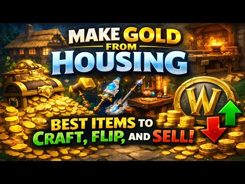 Make Gold From WoW Housing — Best Items to Craft, Flip, and Sell
