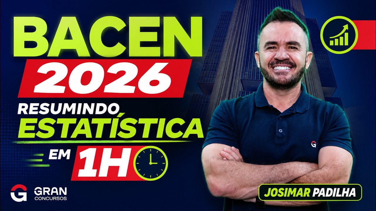 Estatística para o BACEN 2026: Aprenda de uma vez!