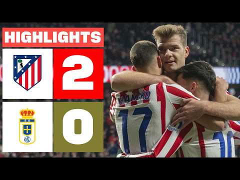 ATLÉTICO DE MADRID  2 - 0 REAL OVIEDO | HIGHLIGHTS LALIGA EA SPORTS