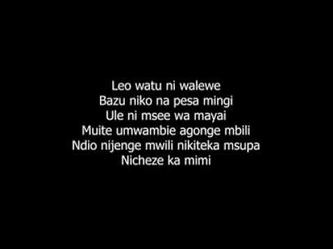Trio Mio - cheza kama wewe ft Mejja x Belly The Goon ( official music lyrics )
