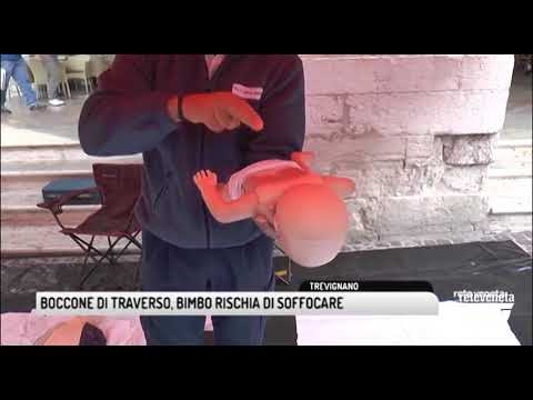 TG TREVISO (17/04/2019) - BOCCONE DI TRAVERSO, BIMBO RISCHIA DI SOFFOCARE