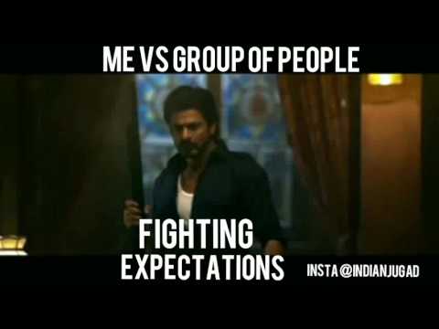 SRK and Salman fighting expectations vs reality indianjugad