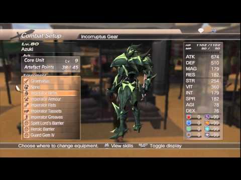 WKC 2 Avatar Knight Armor Set - Imperator GR 21 - White Knight Chronicles II