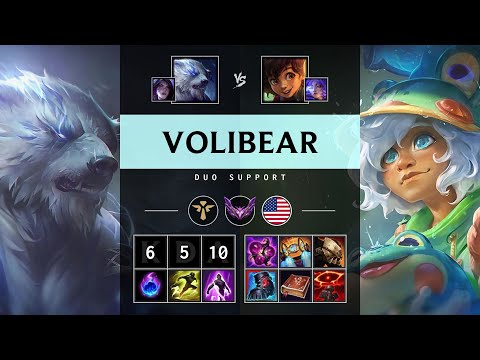 Volibear Support vs Milio - NA Master Patch 25.21