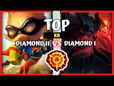 Korean Diamond Teemo Top vs Aatrox Main - KR Rank S11