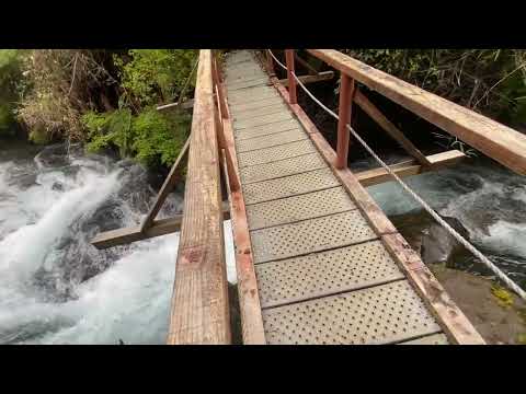 River Anticura , saltó Anticura  in  Puyehue Park , Los Lagos , Chile 