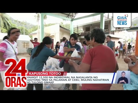 Mahigit 12,500 na indibidwal na nasalanta ng Bagyong Tino sa Palawan at Cebu, muling... | 24 Oras