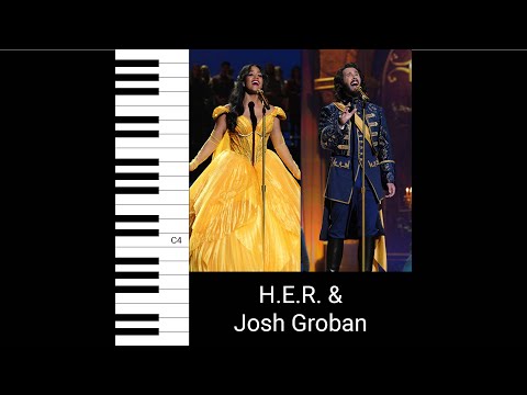 H.E.R. & Josh Groban - Beauty and the Beast (Live) (Vocal Showcase)