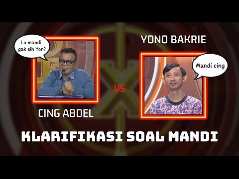 Sering Ditanya Soal Mandi sama Cing Abdel, Ini Klarifikasi dari Yono