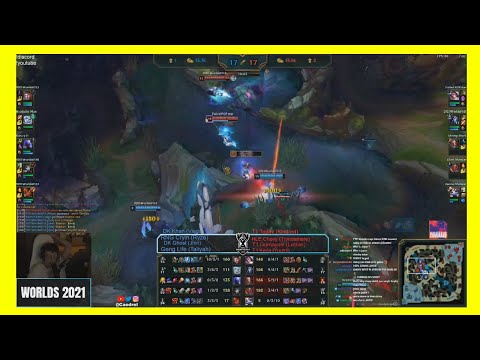 T1 Gumayusi disappears in 0.10 sec againt T1 Canna