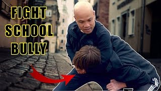 How do you fight a school bully