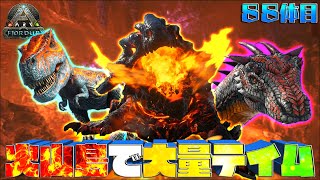 【フィヨルド】ブレス系生物盛りだくさん‼火山島で"マグマサウルス"と大量テイムでコンプリートせよ!! #09【漂流ARKコンプリートの旅"フィヨルド"】