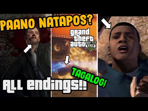 Paano Natapos ang GTA V | All endings explained| Professor Cj