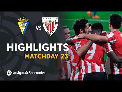 Imagen de portada del video Highlights | Cádiz CF 0-4 Athletic Club (LaLiga Matchday 23)