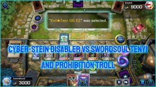 Cyber-Stein Psychic VS Swordsoul Tenyi