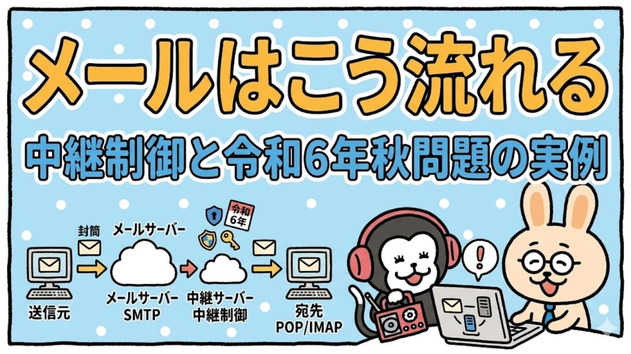 メールはこう流れる ― 中継制御と令和6年秋問題の実例【支援士×支援士#48】