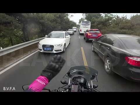 Civilian Motorcycle Helping Ambulance | Ambulance Escort in Traffic Jam