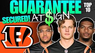 CINCINNATI BENGALS | Top 10 Guaranteed Money Contracts (At Signing) | 2026