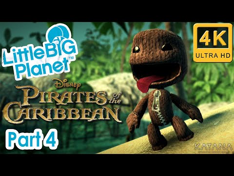 LittleBigPlanet Pirates of the Caribbean Kit Walkthrough | Part 4 | Cursed Bay
