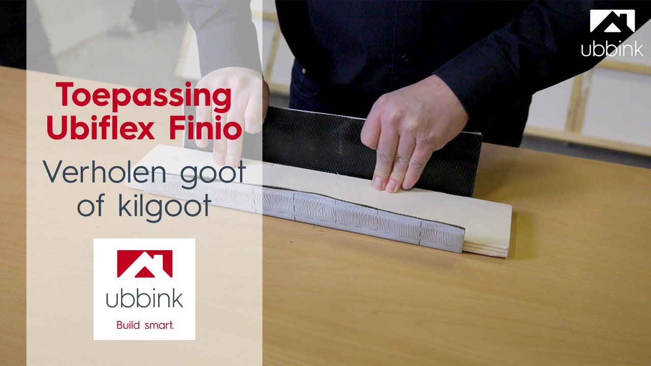 Verholen goot of kilgoot met Ubiflex Finio