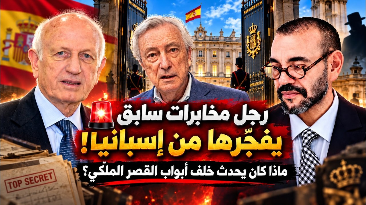 رجل مخابرات سابق يفجّرها من إسبانيا! ماذا كان يحدث خلف أبواب القصر الملكي؟ أس