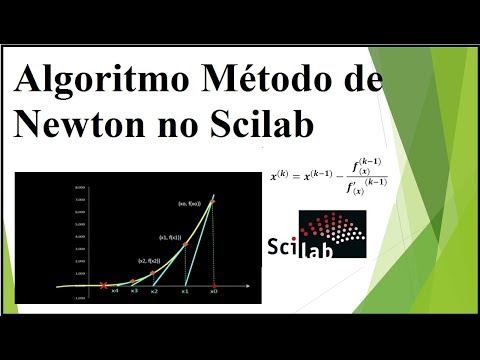 Algoritmo para o Método de Newton no Scilab(aula 01)