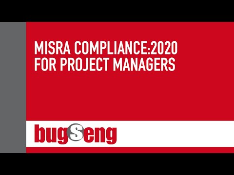 MISRA Compliance:2020 for Project Managers