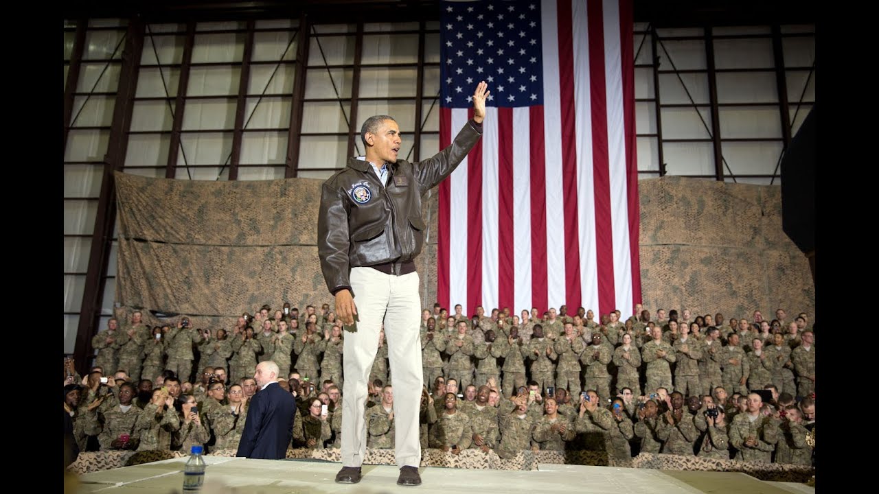 President Obama Pays a Surprise Visit to Troops in Afghanistan