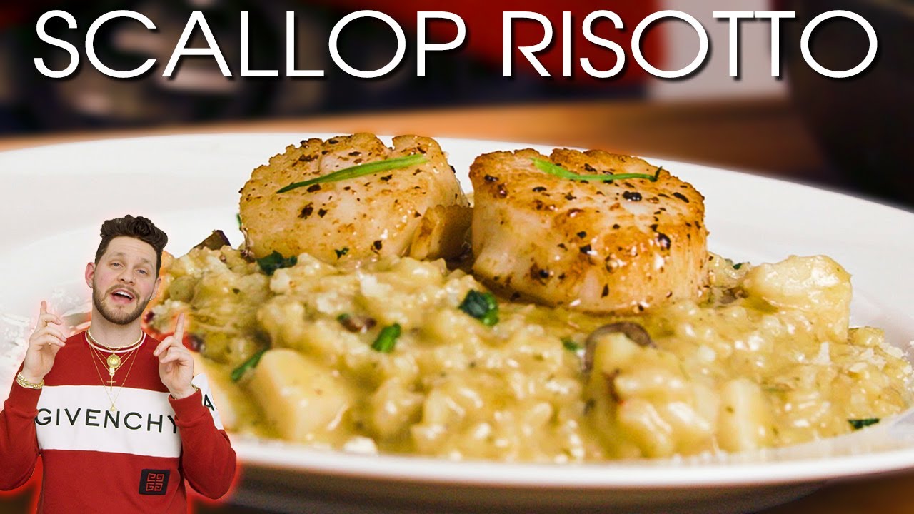 SCALLOP RISOTTO- EASY & AMAZING! I MORE SEASONING!