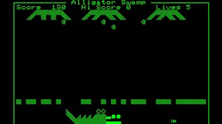 Sharp MZ-80A Game: Alligator Swamp (1981)