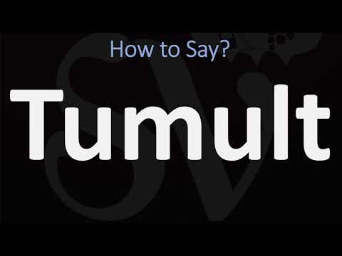 How to Pronounce Tumult? (CORRECTLY)