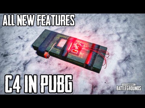 C4 in PUBG NEW Spike Trap Parachute Follow Vehicle Blast All New Features Explained in Update 7.3