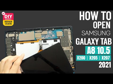 How To Open Samsung Galaxy Tab A8 10.5" 2021 X200 | X205 | X207