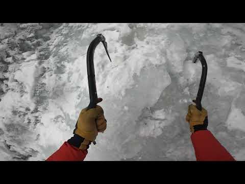 Ice Climbing in Hyalite Canyon: Elevator Shaft WI4-