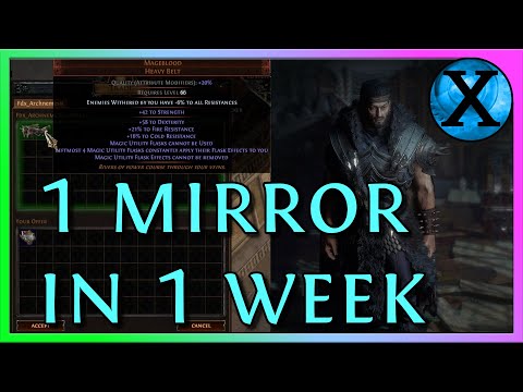 Path of Exile 3.17 How I Earned 1 Mirror in  1 Week to Buy a Mageblood