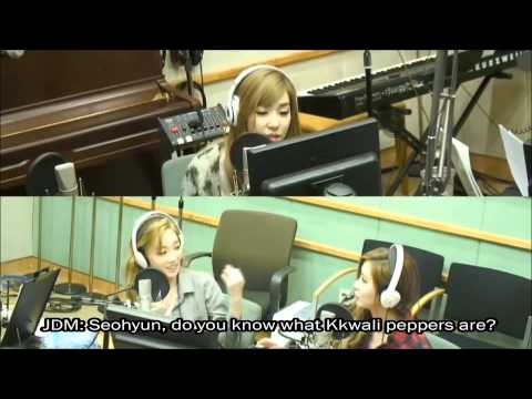 [ENG SUB] 140925 TaeTiSeo (SNSD) on 2 O’Clock Radio – Part 1/5