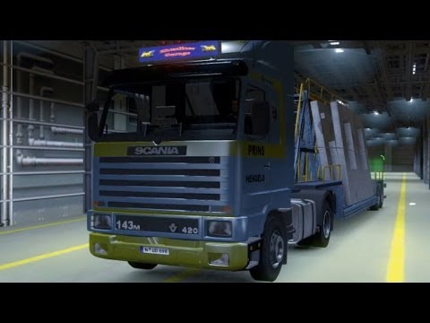 Euro Truck Sim 2 with Pro Mod:(pt.2) Driving the Modded Scania 143m
