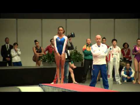 WAMBOTE Emilie (FRA) - 2015 Trampoline Worlds - Qualification TU Routine 1