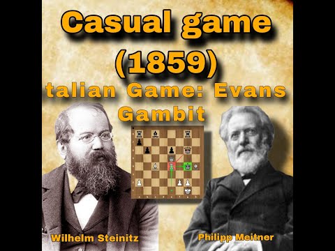 Wilhelm Steinitz vs Philipp Meitner | Casual game (1859) | #chessclub0