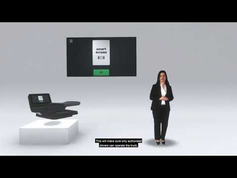 Interaktiv touchscreen - Ny BT Reflex Reach Truck