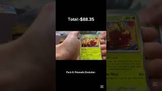 Pack 6 Prismatic Evolution #pokemon #cards #pokemoncards