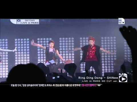SHINee - Ring Ding Dong (Jun,18,11)@Mnet SMTOWM LIVE in PARIS