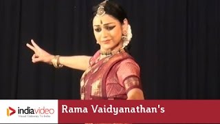Rama Vaidyanathan's Bharatanatyam on Mayur Alarippu